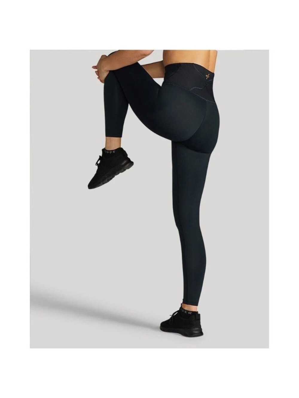 Tommie Copper Black Lower Back Support Compression Leggings Women's 4 XL 4XL NWT